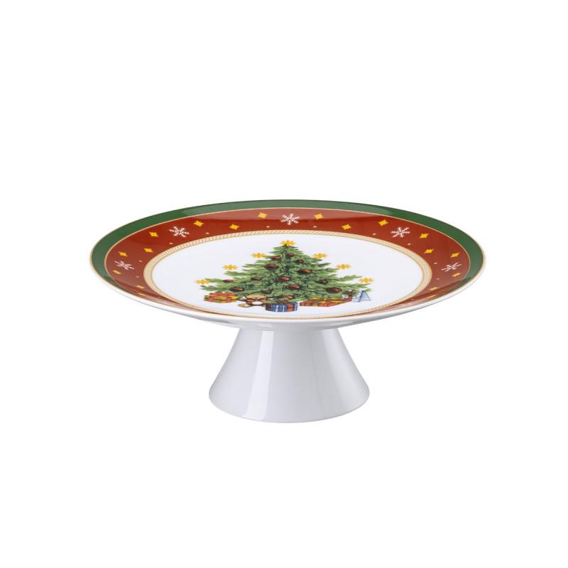 Hutschenreuther Happy Christmas. Блюдо на ножке 22x8 см