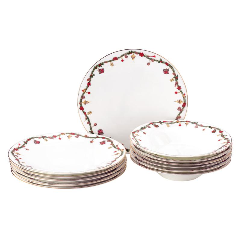 Hutschenreuther Nora Christmas. Набор: 12 предметов