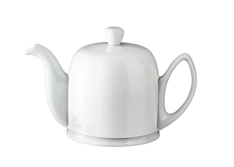 Degrenne Salam White. Чайник заварочный на 4 чашки с крышкой белого цвета 700 мл