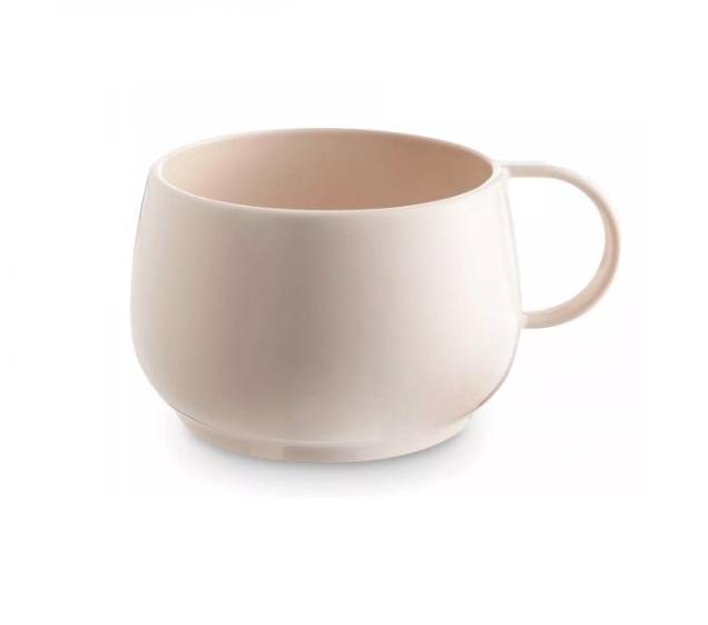 Degrenne Empileo Guy. Чашка для завтрака 390 мл, цвет: светло-розовая