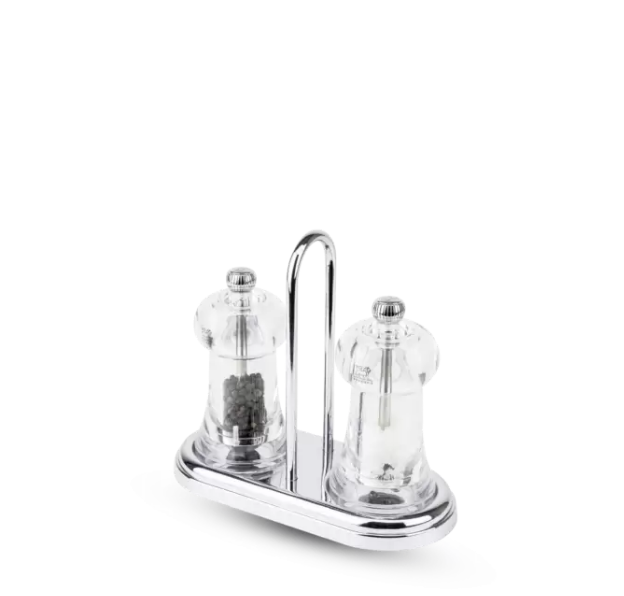 Peugeot Brasserie. Набор: 3 предмета мельницы для соли и перца на подставке 11 см