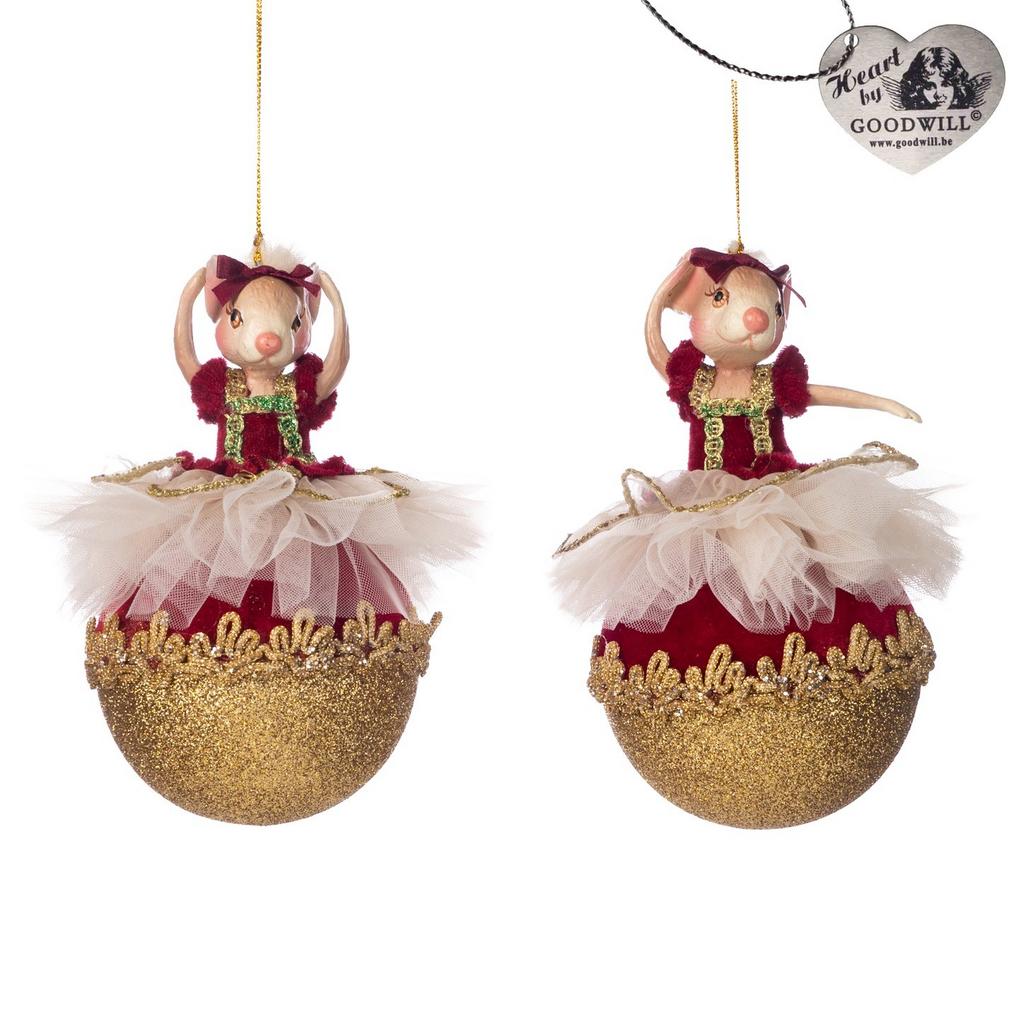 Goodwill. Елочная игрушка 'Щелкунчик/балерина' 15 см. В ассортименте. Цена за 1 шт