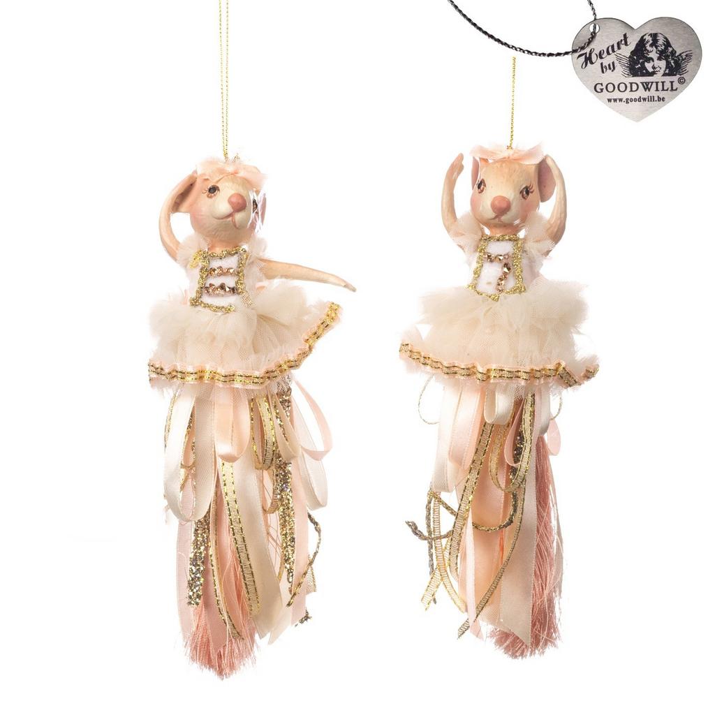 Goodwill. Елочная игрушка 'Щелкунчик/балерина' 19,5 см. В ассортименте. Цена за 1 шт