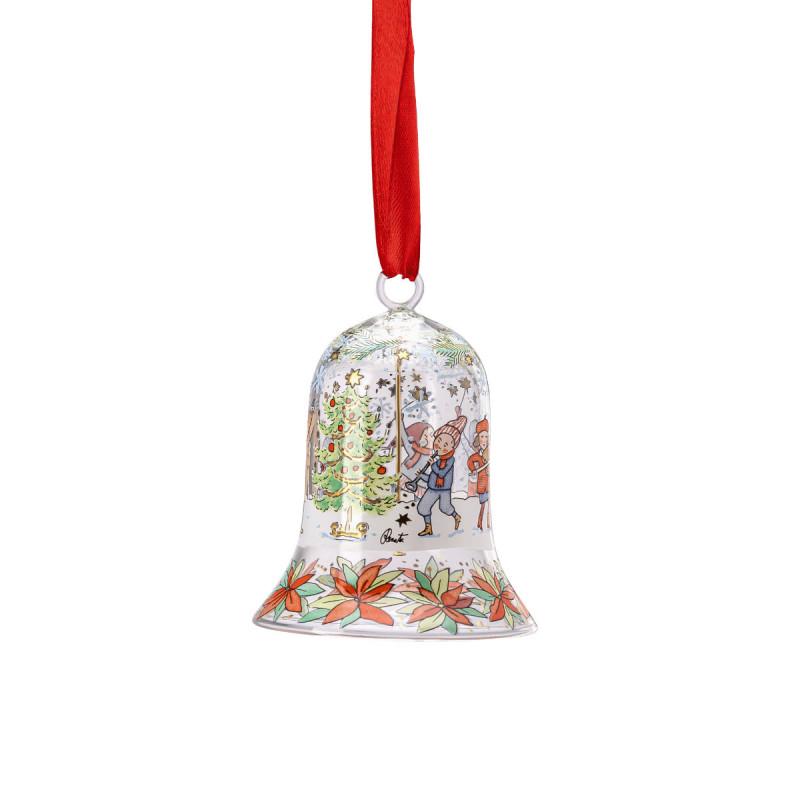 Hutschenreuther Annual Christmas Eve 2023. Колокольчик 7 см стекло