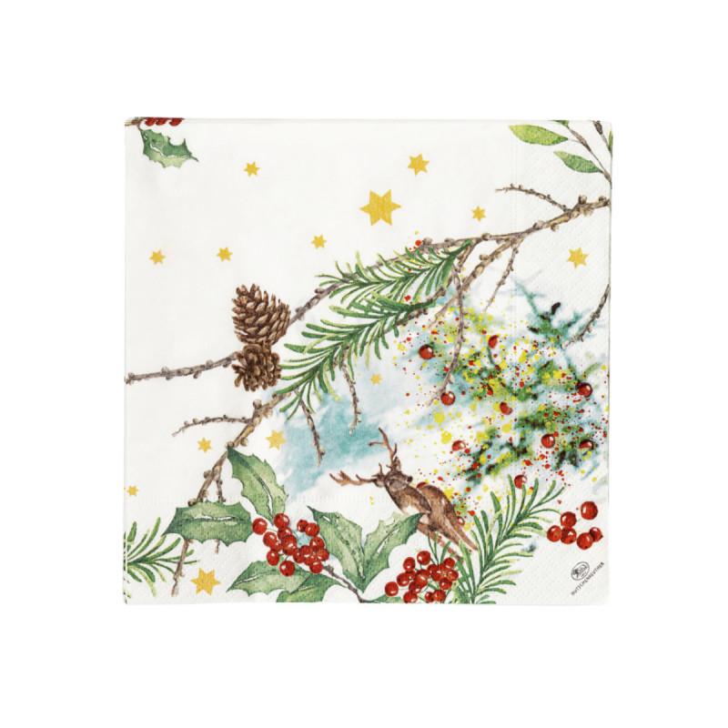 Hutschenreuther Christmas Carols. Салфетки 20 шт 33х33 см