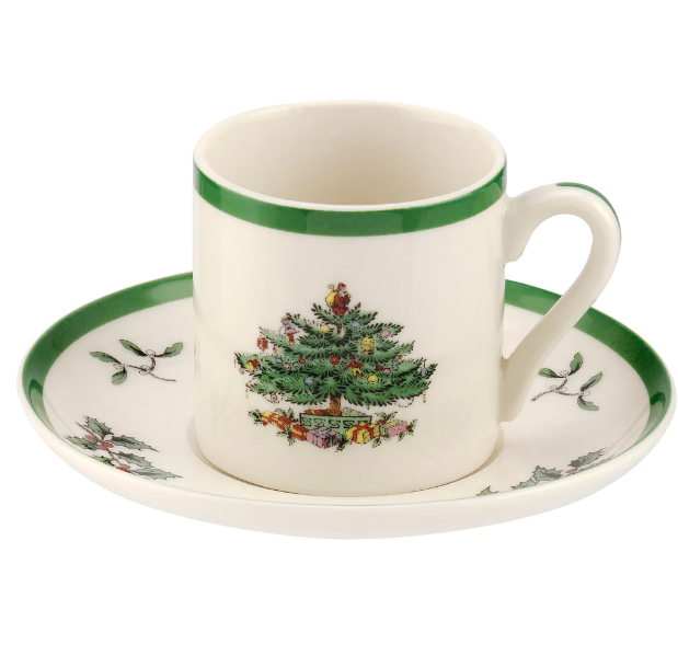 Portmeirion Spode. Набор: 4 пары для эспрессо 90 мл