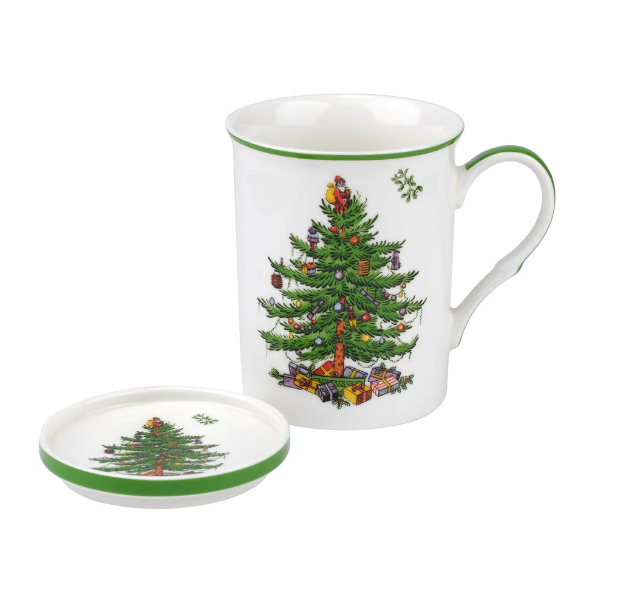 Portmeirion Spode. Кружка с крышкой 340 мл