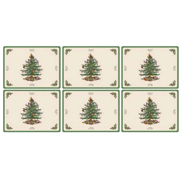 Portmeirion Spode. Набор: 6 подставок под тарелку 30x23 см