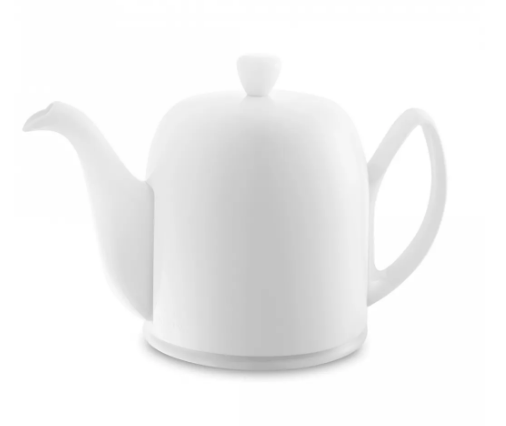 Degrenne Salam White. Чайник заварочный на 6 чашек с крышкой белого цвета 900 мл