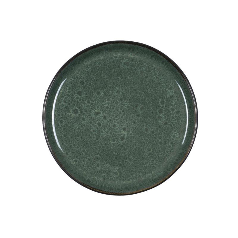 Bitz Gastro black/green. Тарелка для завтрака 21 см