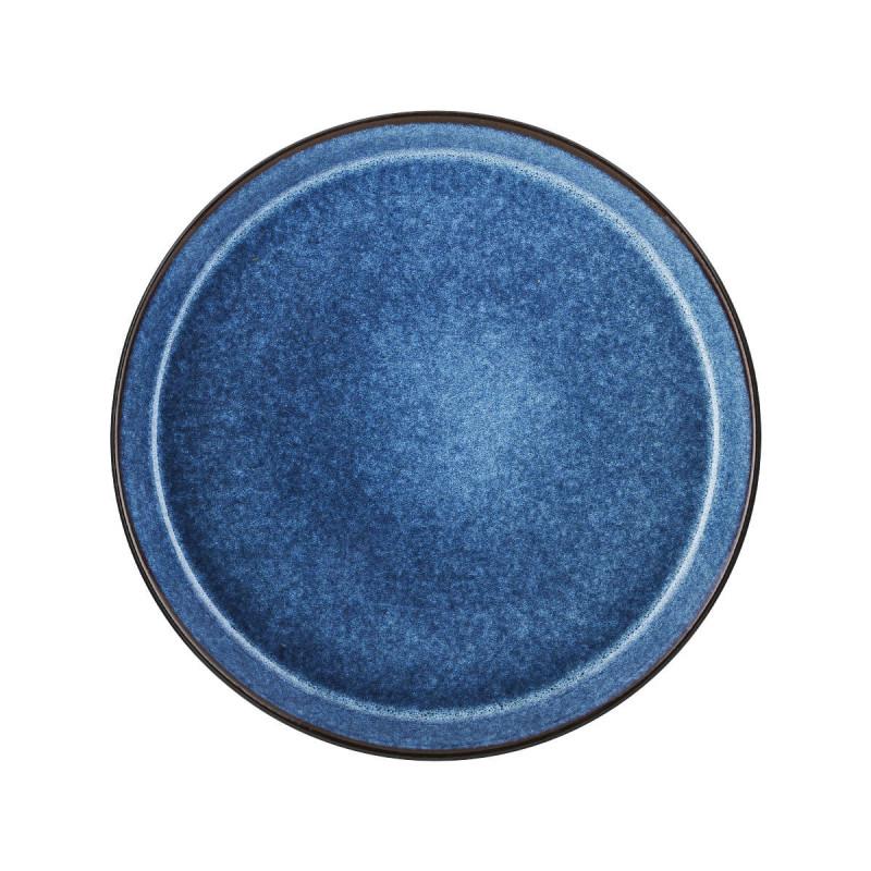 Bitz Gastro black/dark blue. Столовая тарелка 27 см
