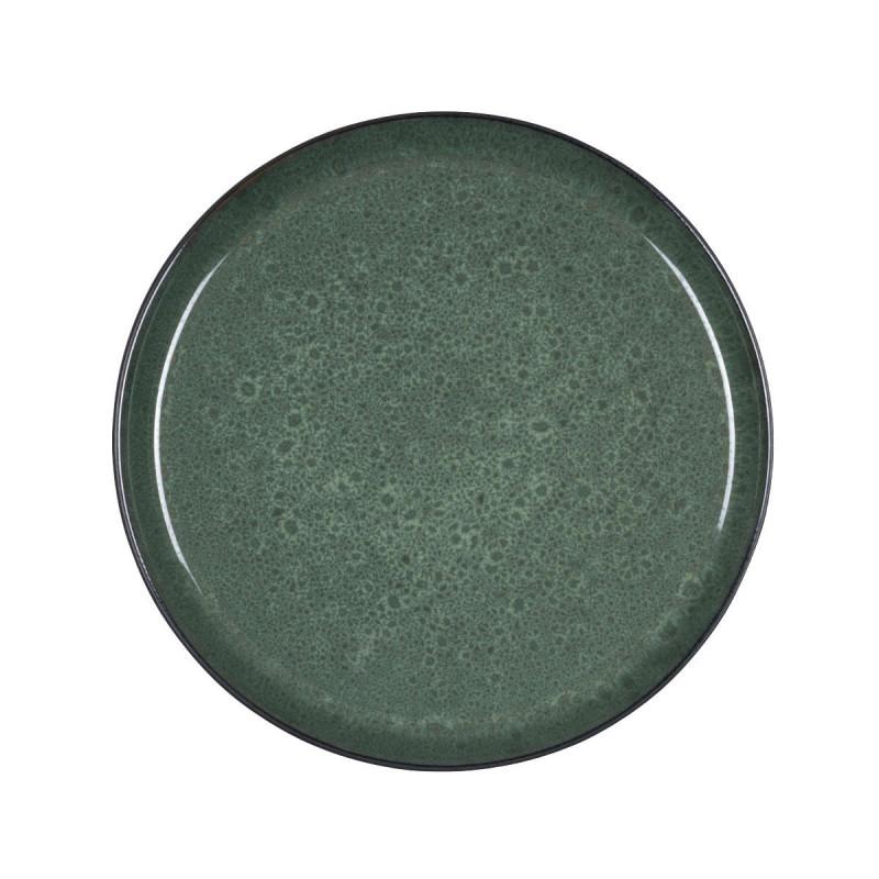 Bitz Gastro black/green. Столовая тарелка 27 см
