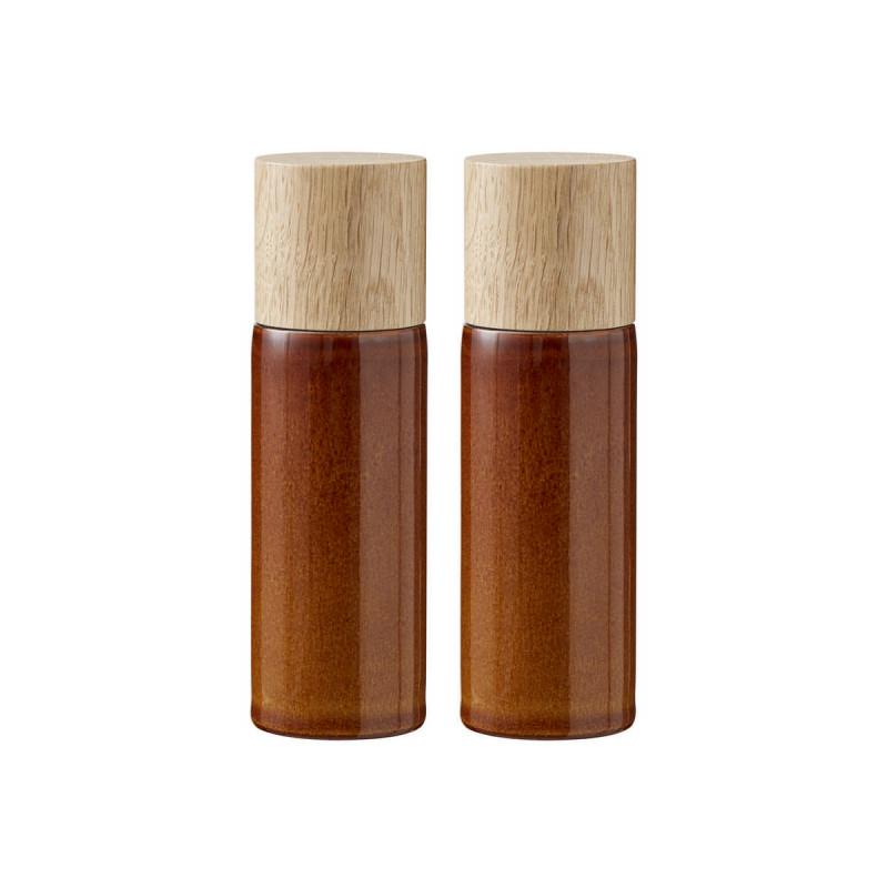 Bitz Gastro amber. Набор: мельница для соли и перца 16,7 см