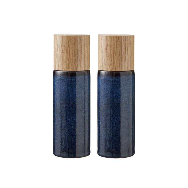Bitz Gastro dark blue. Набор: мельница для соли и перца 16,7 см