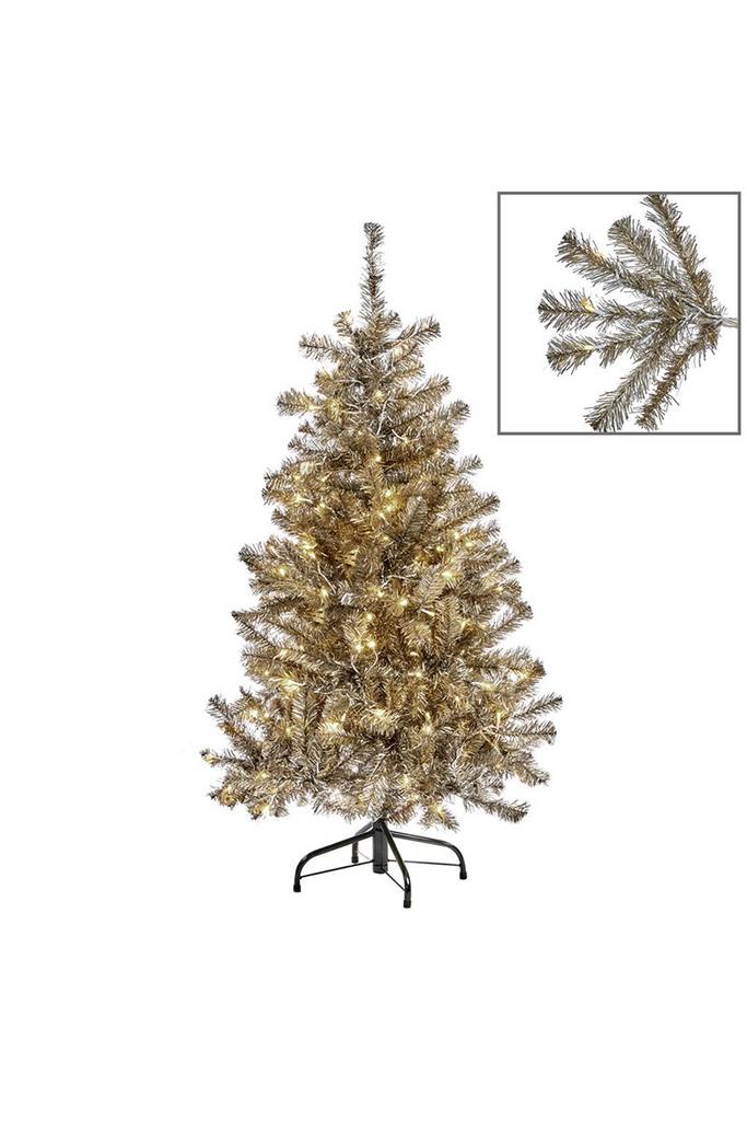 Goodwill. Елка цвета шампань с подсветкой 150 см