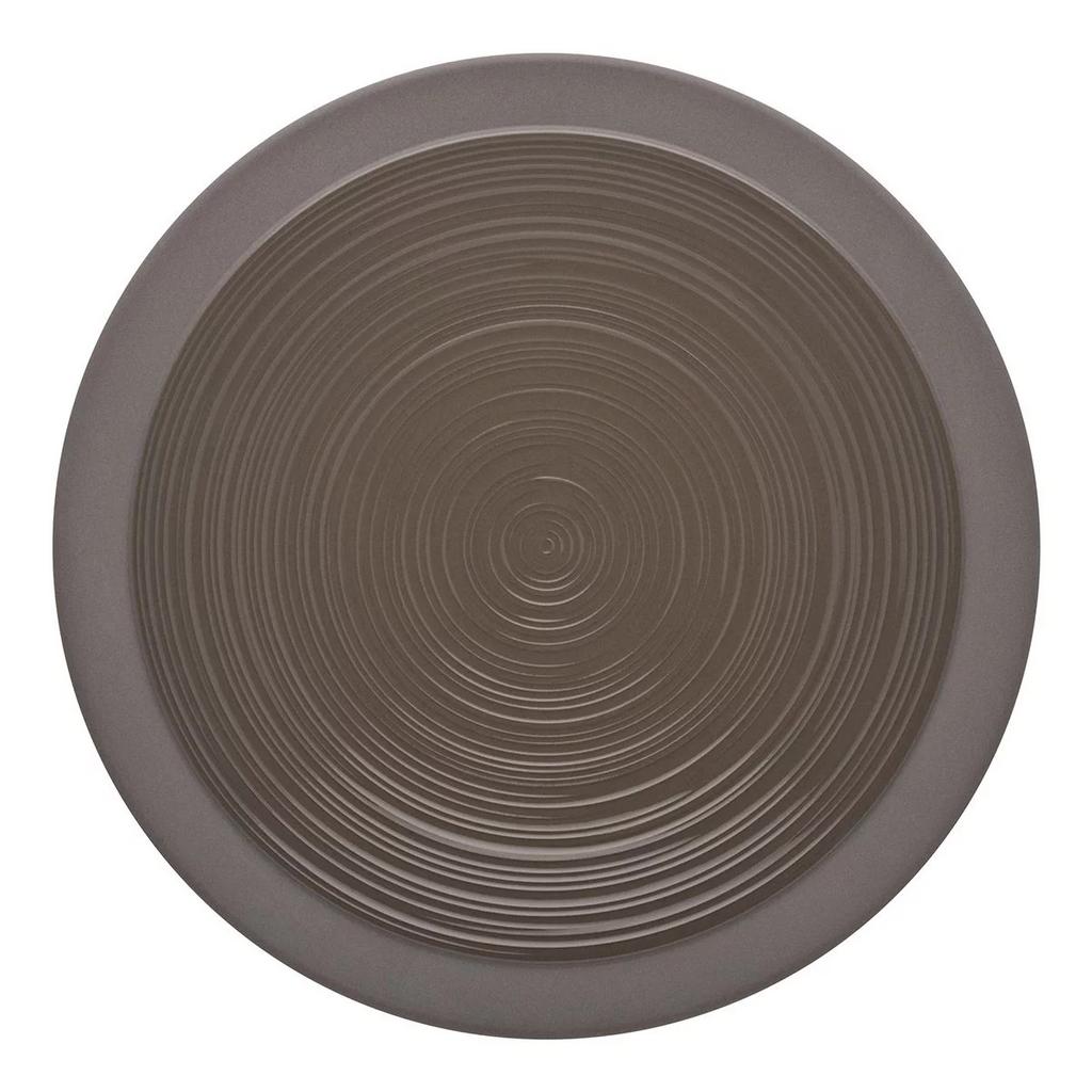 Degrenne Bahia Basalte. Тарелка обеденная, цвет: коричневый 26 см