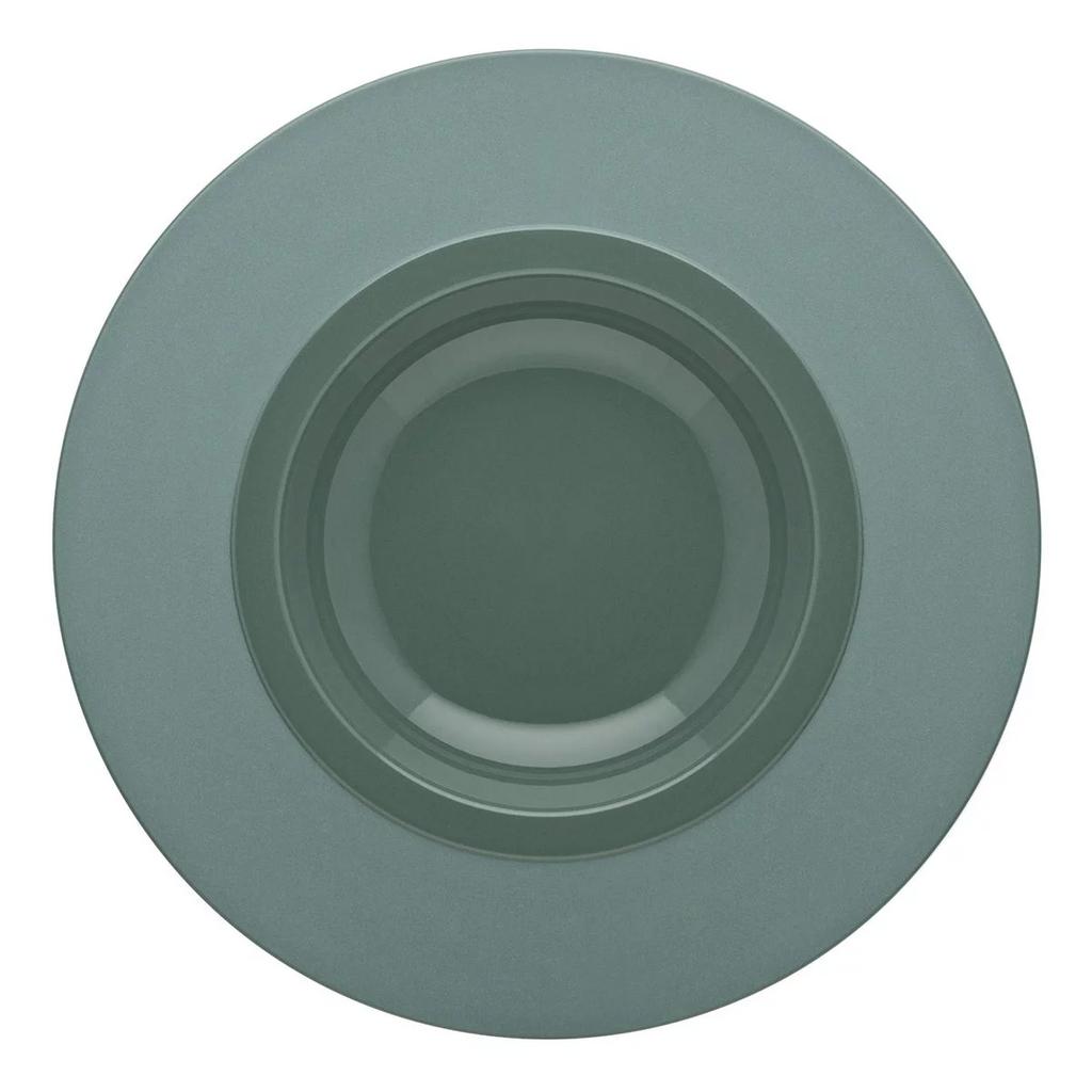 Degrenne Bahia Argile Vert. Тарелка для пасты, цвет: зеленый 26 см