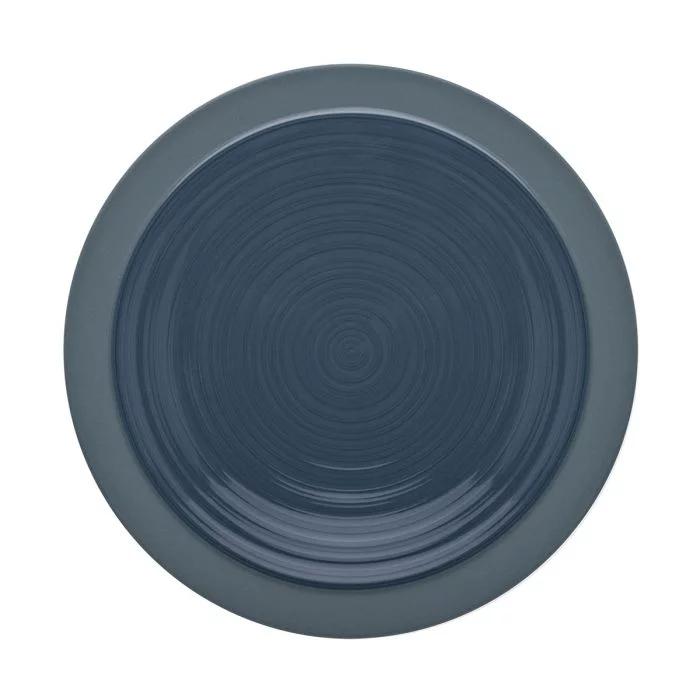 Degrenne Bahia Bleu De Roche. Тарелка обеденная, цвет: синий 23 см
