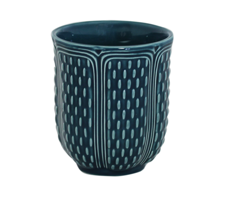 Gien Pont aux Choux. Стакан для чая, цвет: сине-зеленый, 270 мл