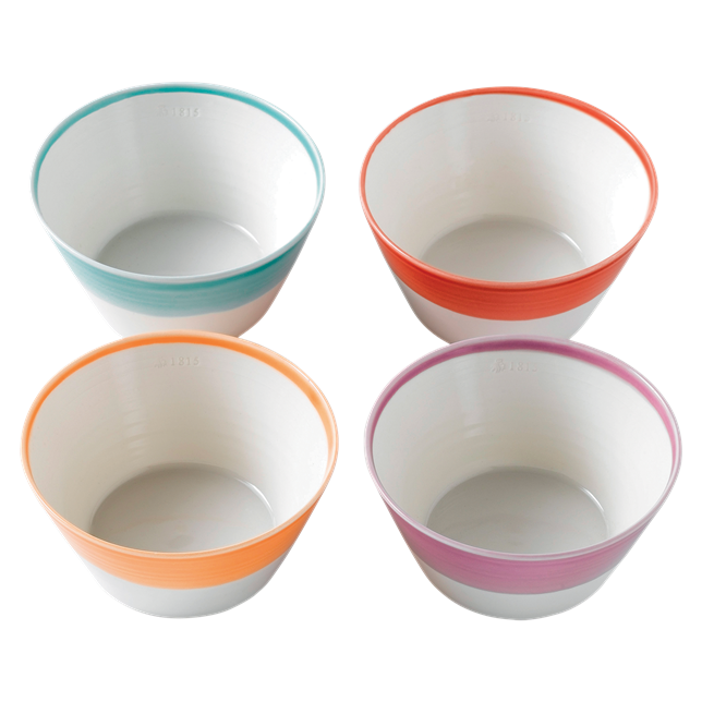 Royal Doulton Brights 1815. Набор: 4 пиалы 15 см/640 мл