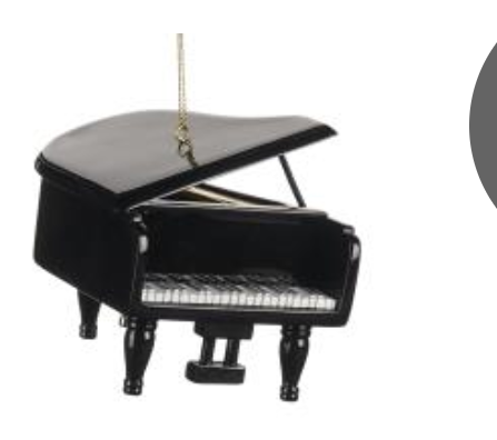 Goodwill. Украшение 'Пианино' 9 см