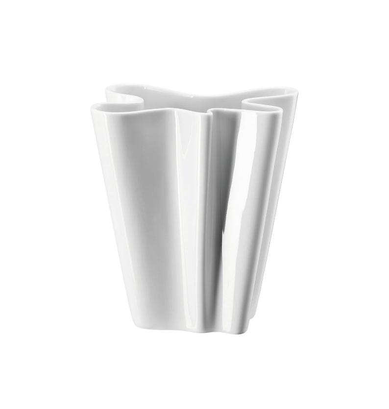Rosenthal Flux. Ваза, цвет: белый 20 см