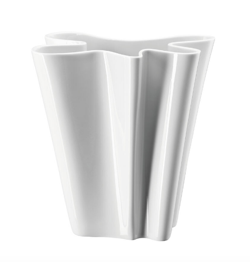 Rosenthal Flux. Ваза, цвет: белый 26 см
