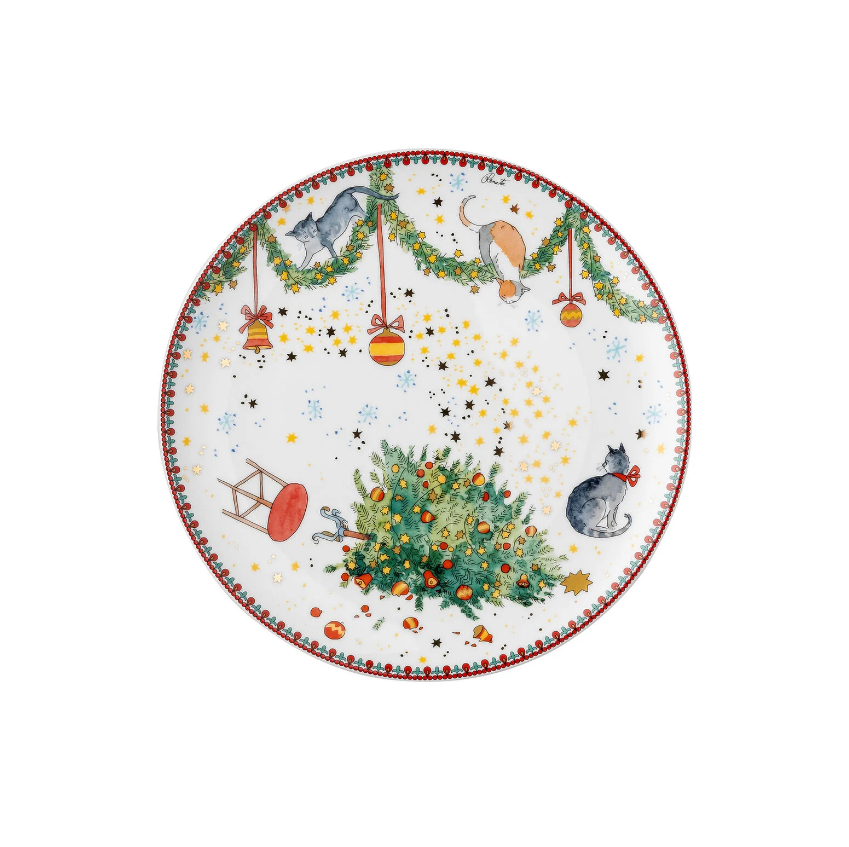 Hutschenreuther Weihnachtsleuchten 2024. Тарелка 22 см N2