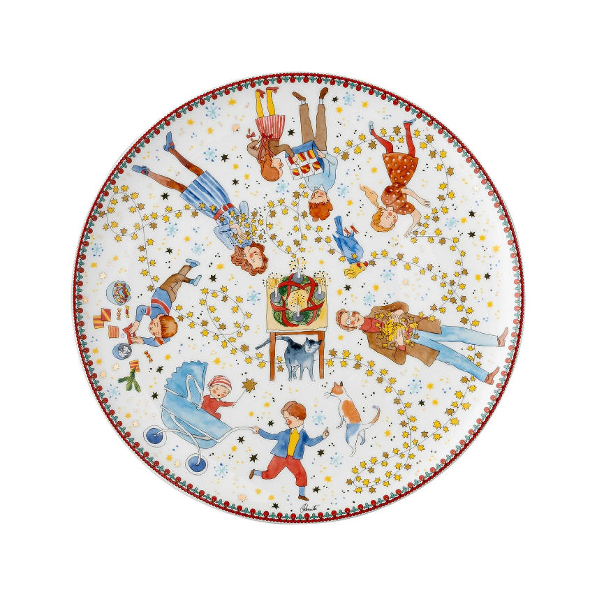 Hutschenreuther Weihnachtsleuchten 2024. Тарелка 28 см