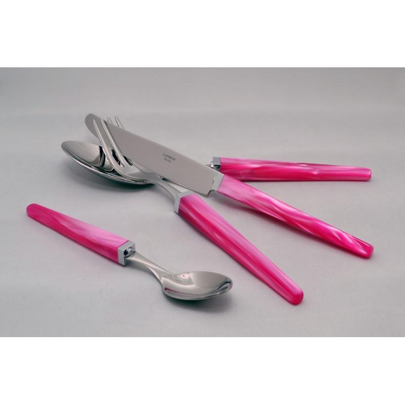 Capdeco Quio. Приборы столовые, набор из 24 предмета, цвет: fuchsia
