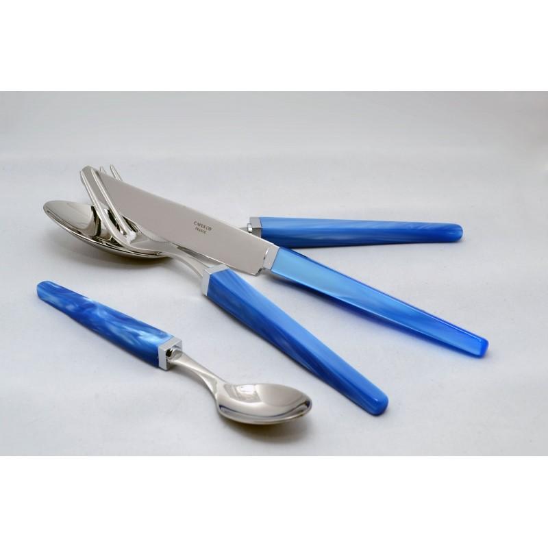 Capdeco Quio. Приборы столовые, набор из 24 предмета, цвет: blue