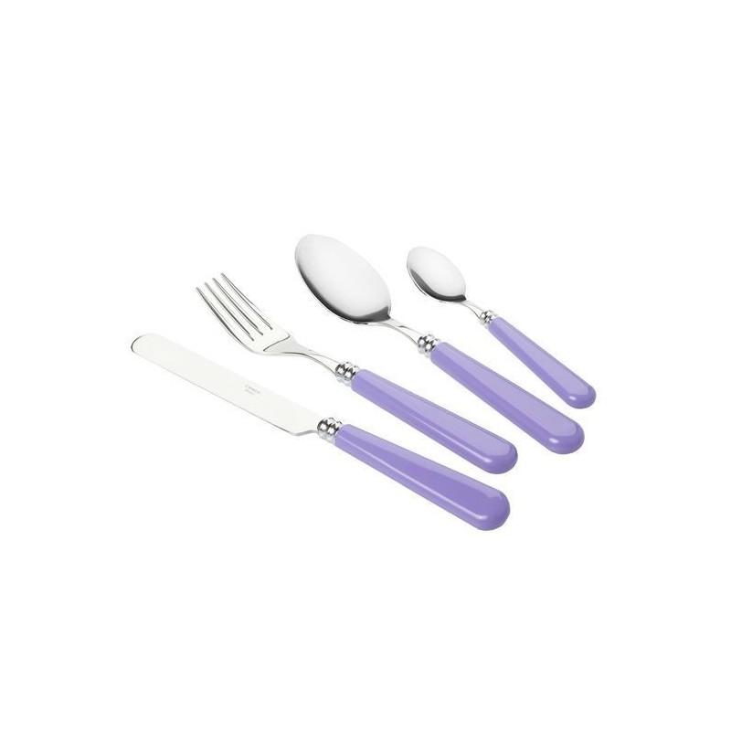 Capdeco Helios. Приборы столовые, набор из 24 предмета, цвет: purple