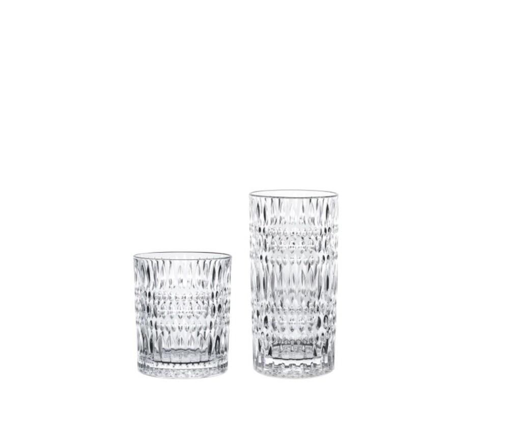 Ethno, Набор стаканов 12 шт: 6 шт. низких 304 мл и 6 шт. высоких 434 мл, Nachtmann