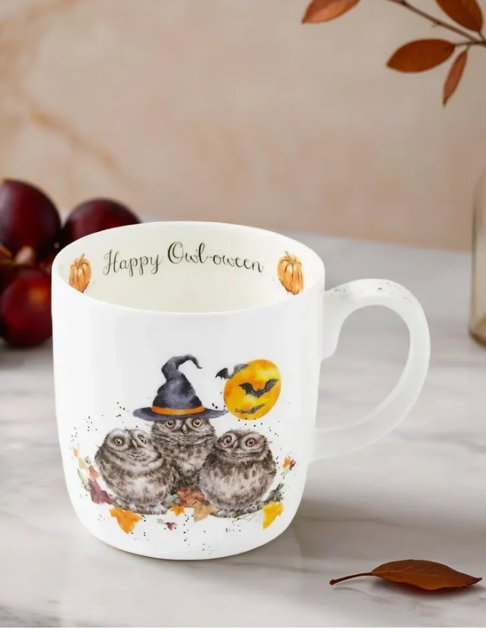 Wrendale. Кружка 'Happy Owl-O-Ween' 400 мл