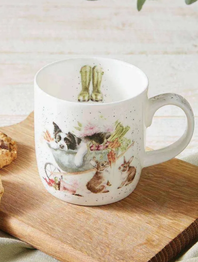 Royal Worcester Wrendale. Кружка 310 мл 'Sleeping On The Job'