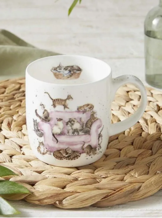 Royal Worcester Wrendale. Кружка 310 мл 'Cattitude'