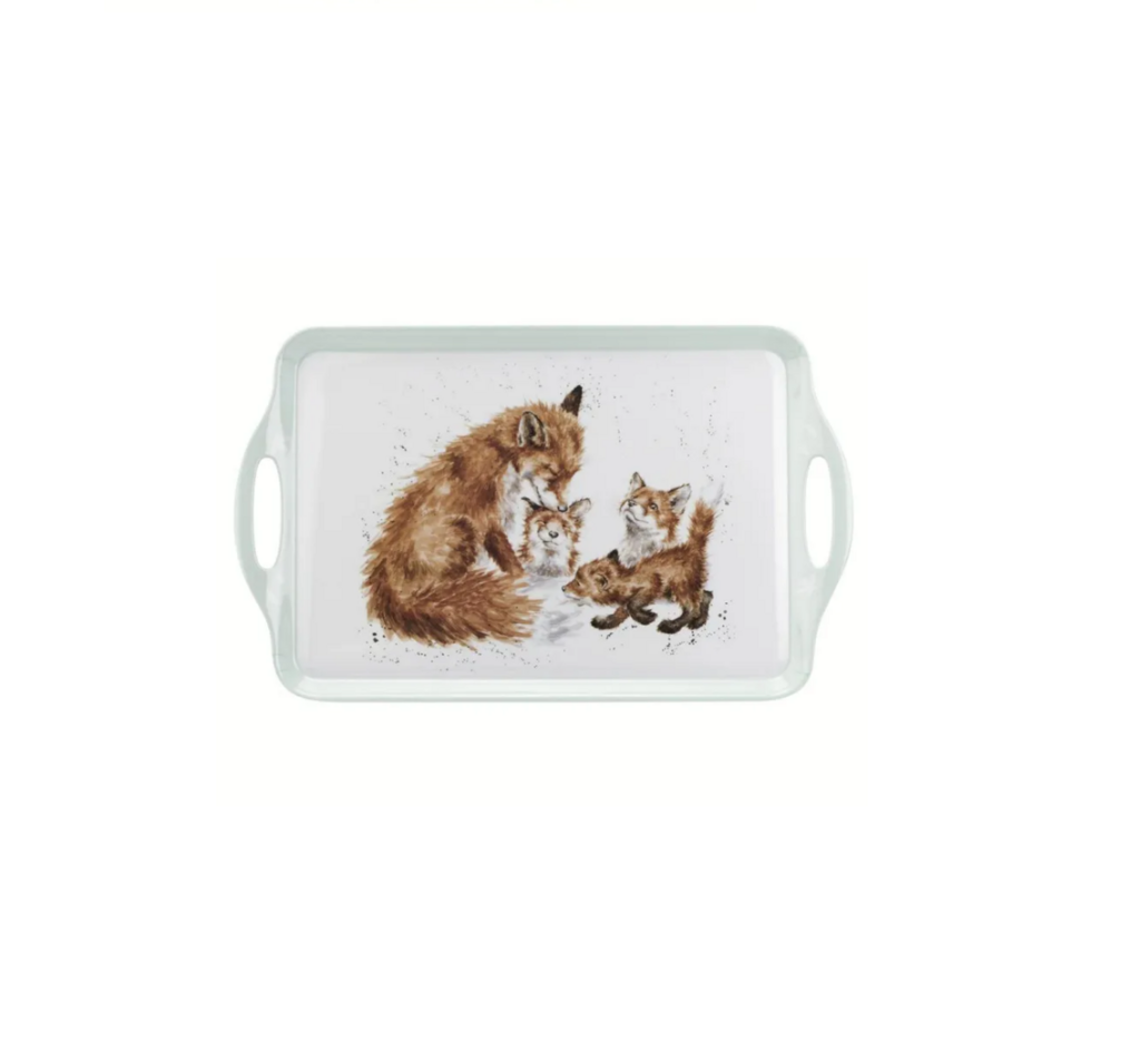 Royal Worcester Wrendale. Поднос 'The Bedtime Kiss' 48x30 см