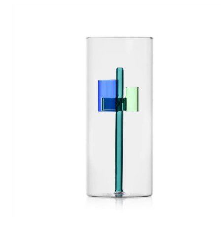 Ichendorf Iris. Ваза 3 синего цвета 25x11 см