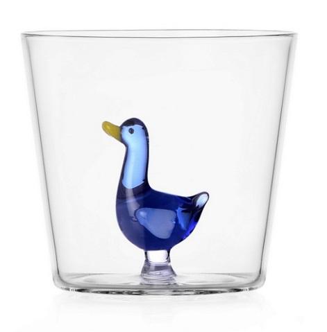 Ichendorf Animal Farm. Стакан 'Синий гусь' 350 мл