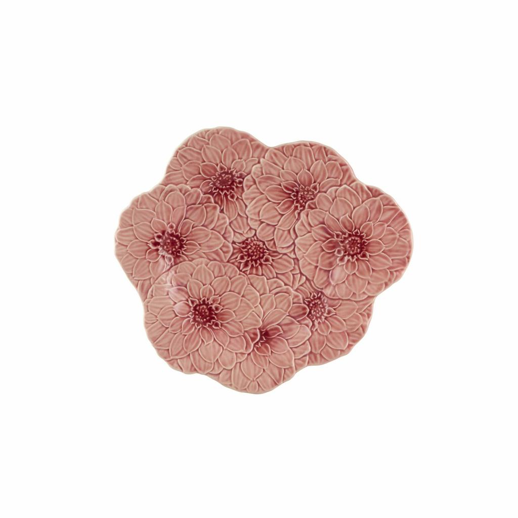 Bordallo Pinheiro Maria Flor. Обеденная тарелка 'Георгин' 28 см