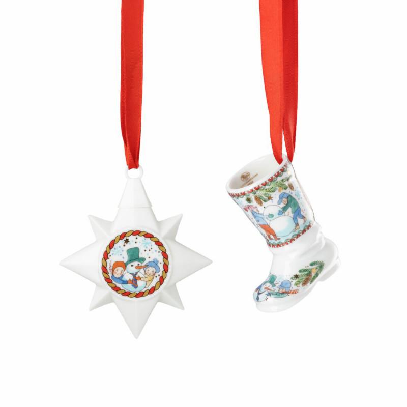 Hutschenreuther COLLECTOR'S EDITION 2025. Набор: 2 подвески 5 см