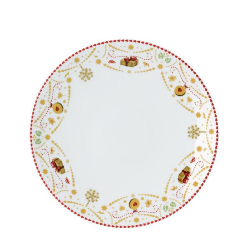 Hutschenreuther Christmas Love. Тарелка для завтрака 22 см