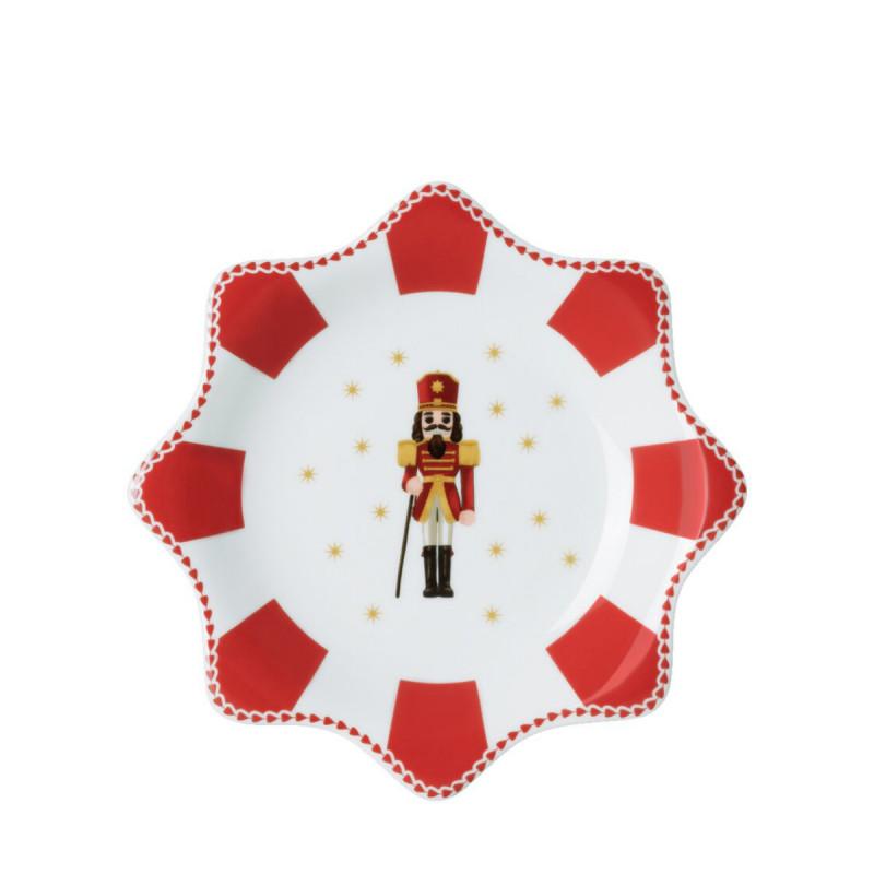 Hutschenreuther Christmas Love Red. Блюдо звезда 20 см