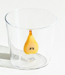 Ichendorf Fruits and Flowers. Стакан с грушей 350 мл