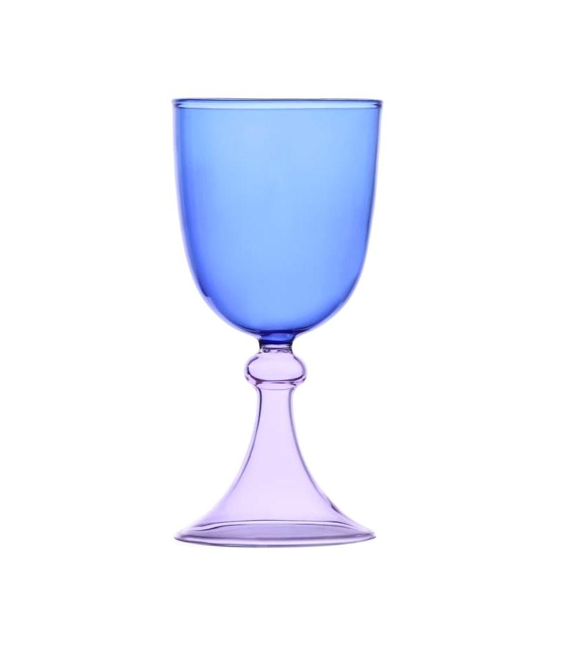 Ichendorf Milano Tamigi. Бокал для вина, цвет: голубой/лиловый, 300 мл