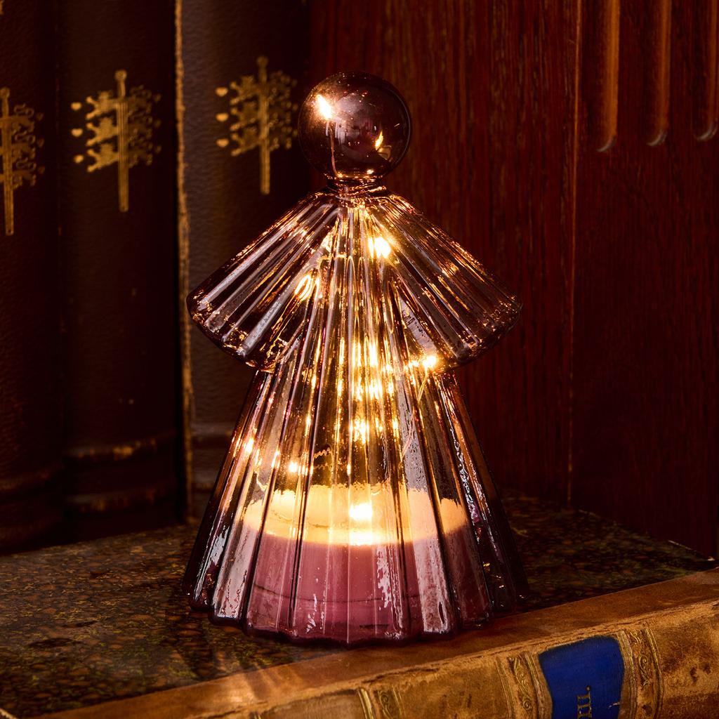 Sirius Winterlights 2025. Ангел, цвет: бордовый, 14 см