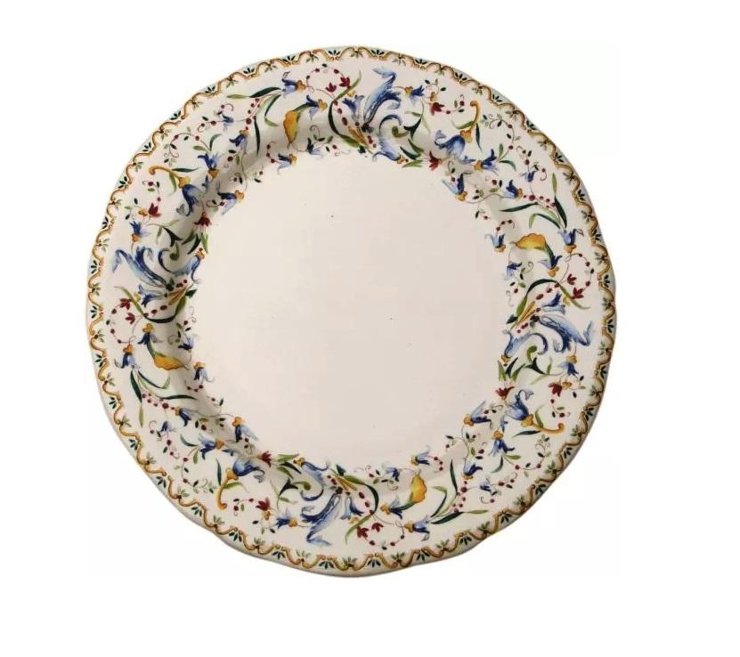 Gien Toscana. Набор: 4 обеденных тарелки 28,5 см