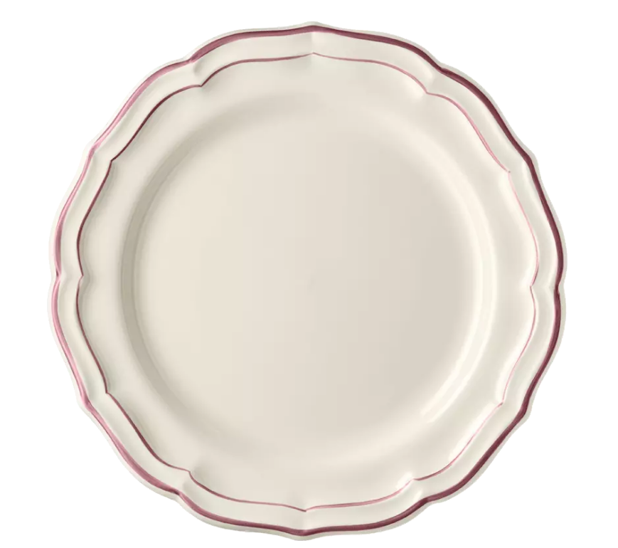 Gien Filet Pivoine. Тарелка 26 см