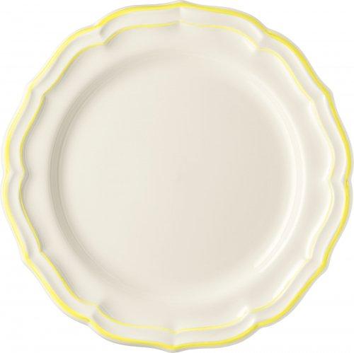Gien Filet Citron. Тарелка 26 см