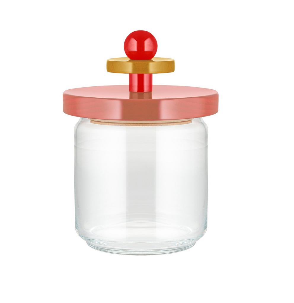 Alessi. Банка с крышкой, цвет: розовый, 750 мл